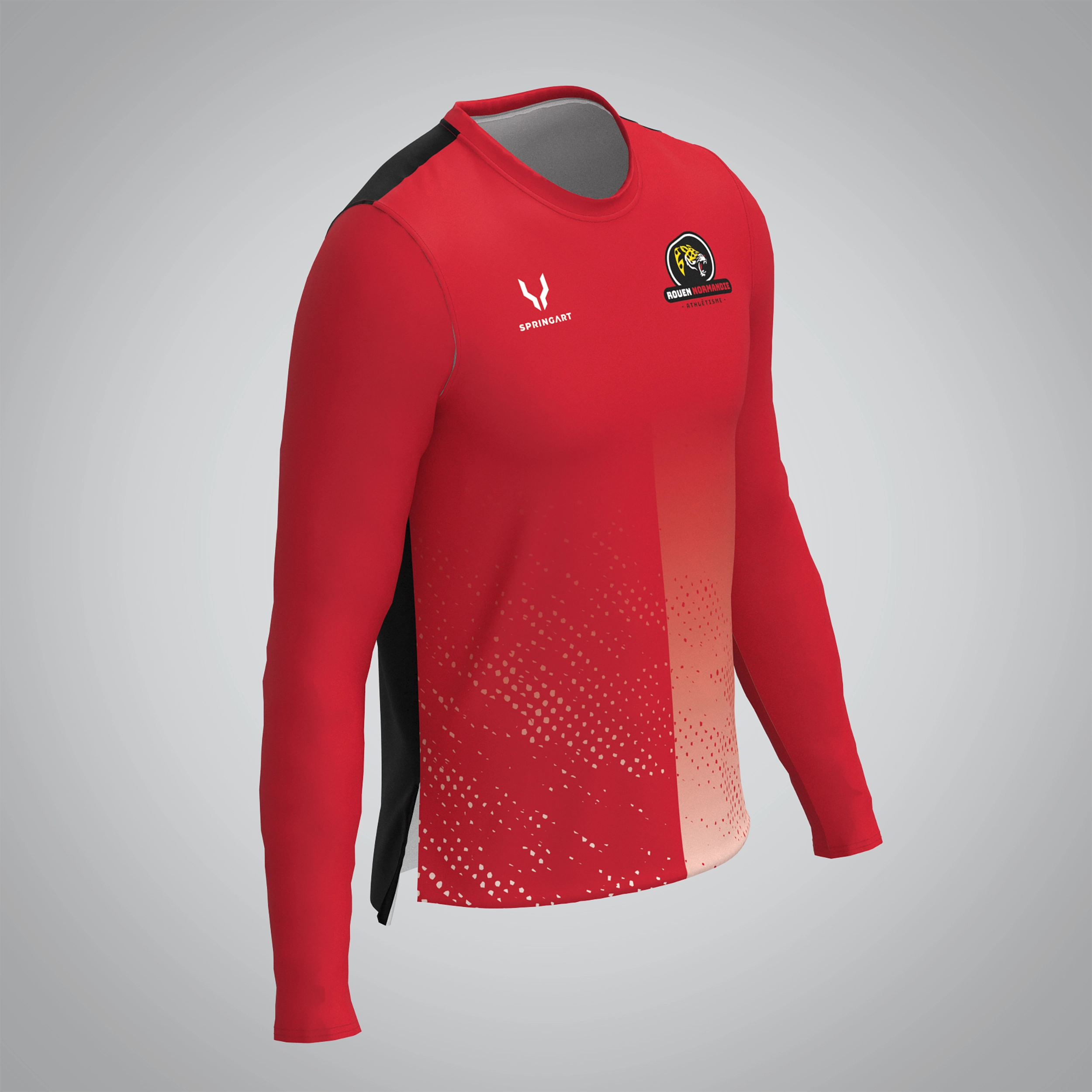 T-shirt Manches Longues Homme Rouen Normandie Athlétisme