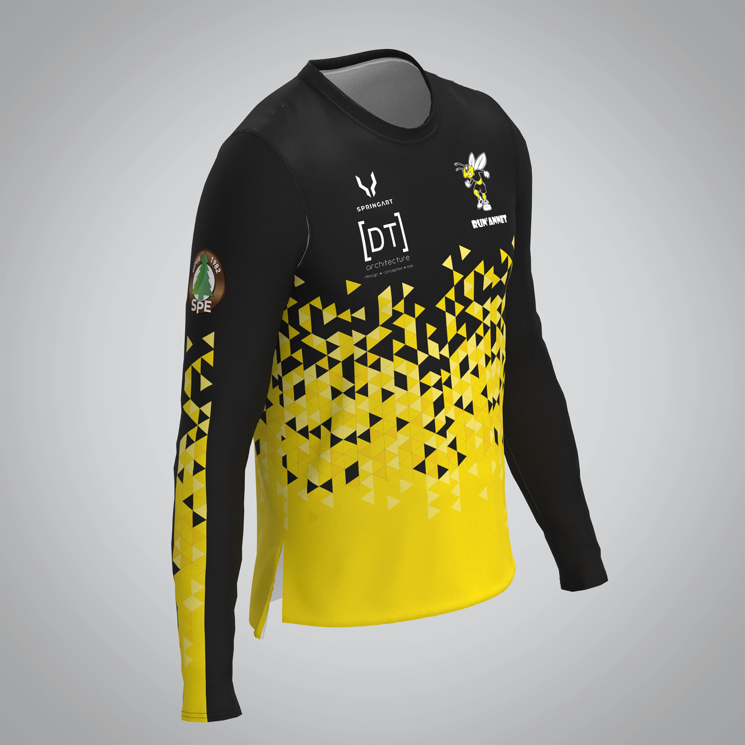 T-shirt Manches Longues Homme Run'Annet