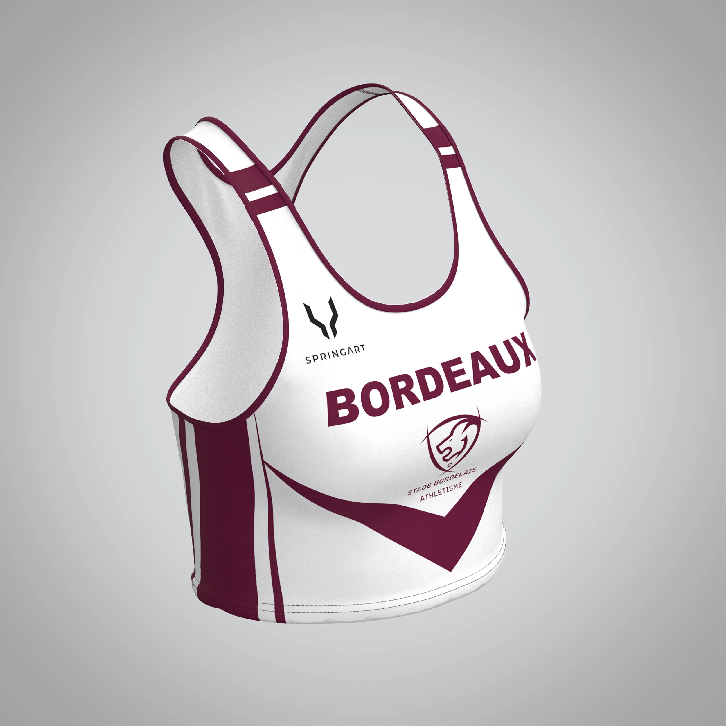 Brassière Elite V1.0 Bordeaux Athlétisme