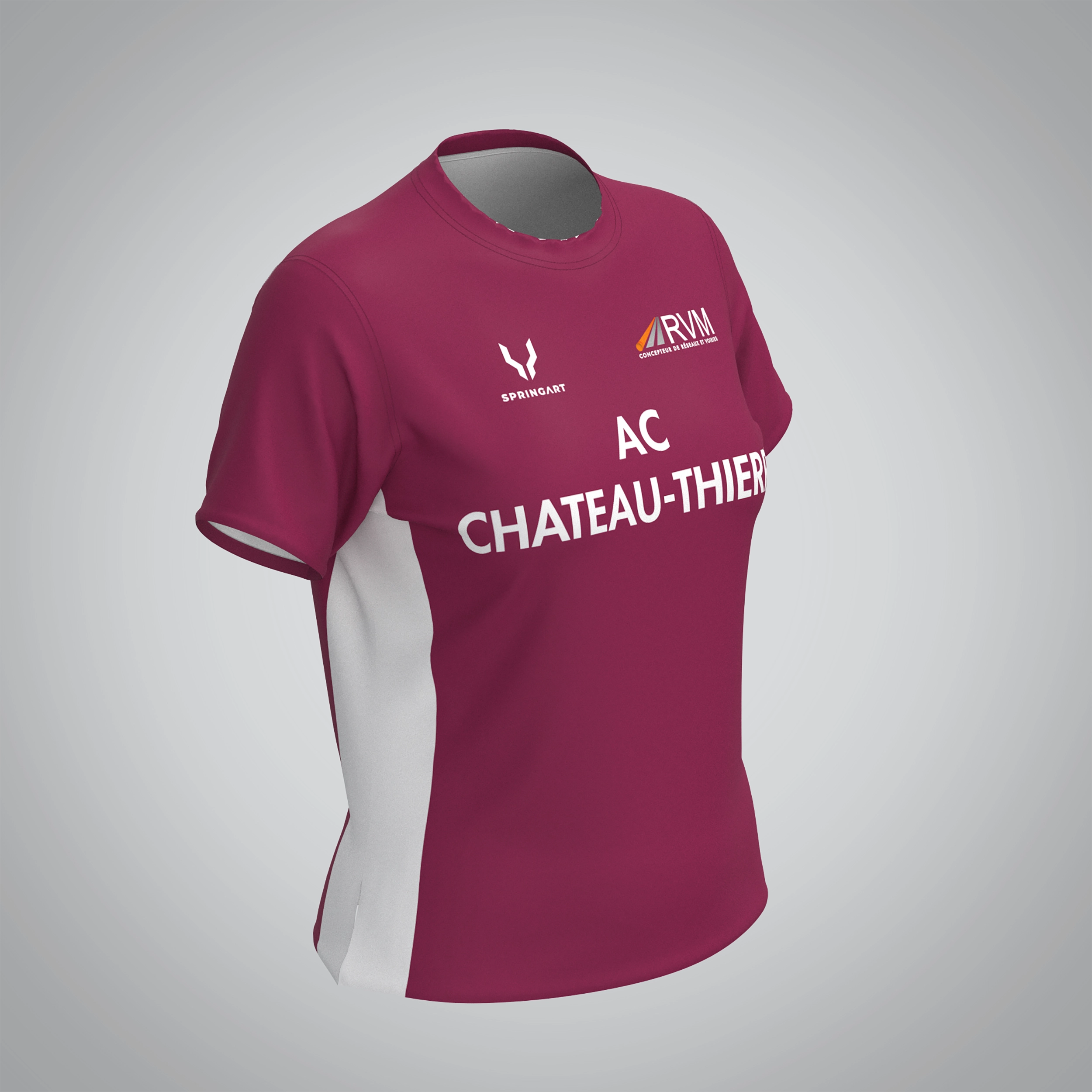 T-shirt Manches Courtes Femme AC Chateau Thierry