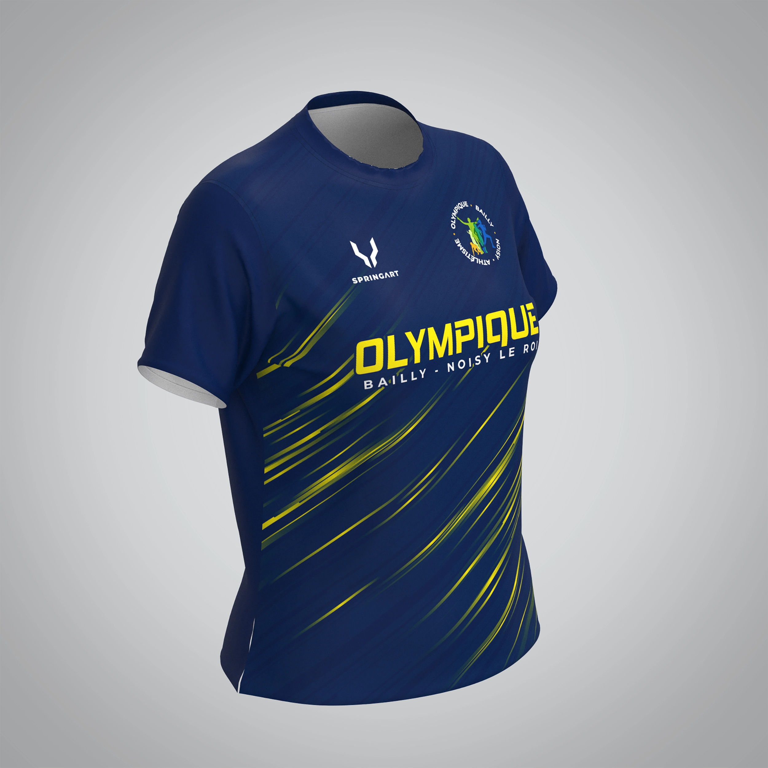 T-shirt Manches Courtes Femme Olympique Bailly Noisy le Roi