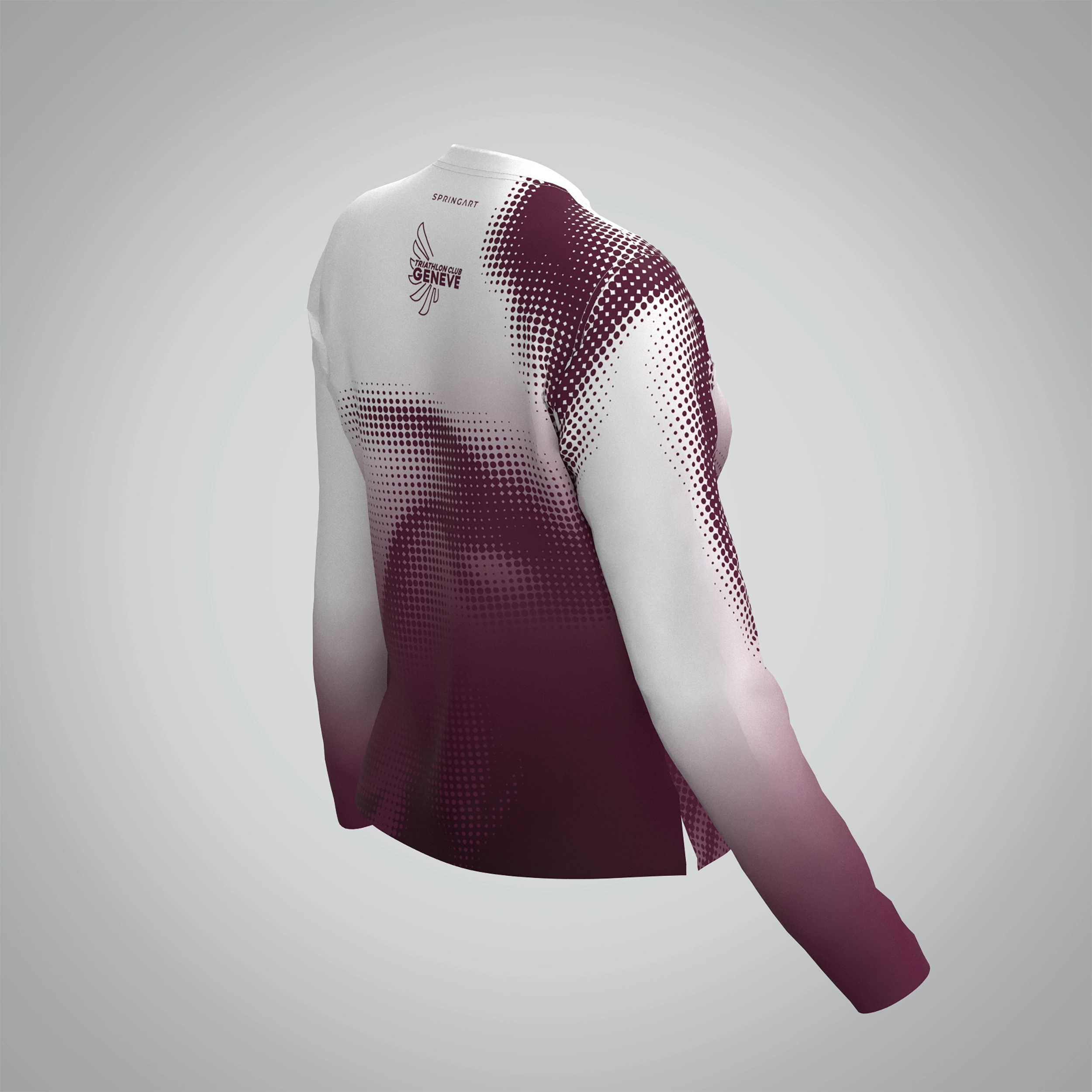 T-shirt Manches Longues Femme Triathlon Club Genève
