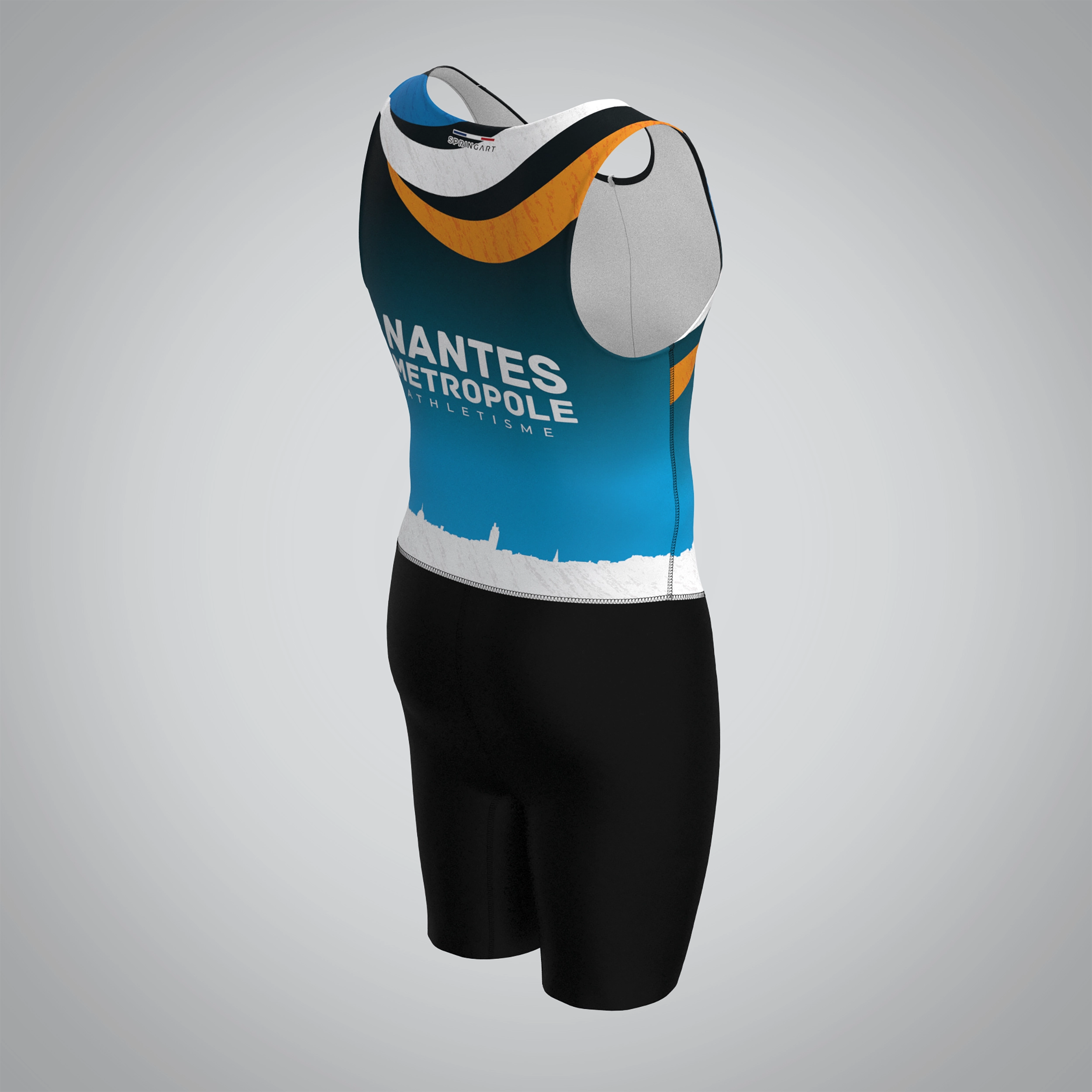 Combinaison Homme Sans Manches Nantes Métropole Athlétisme