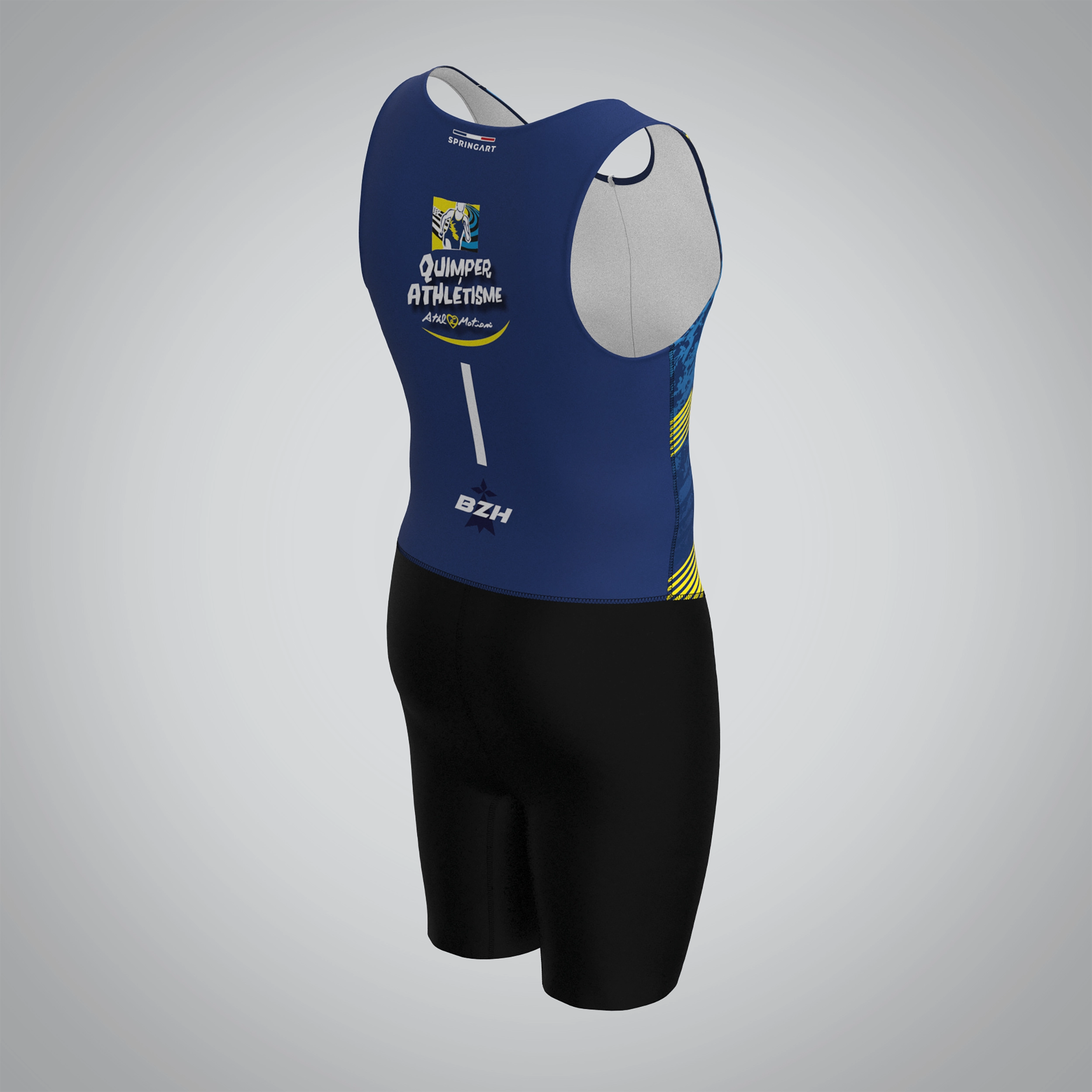 Combinaison Homme Sans Manches Quimper Athlétisme