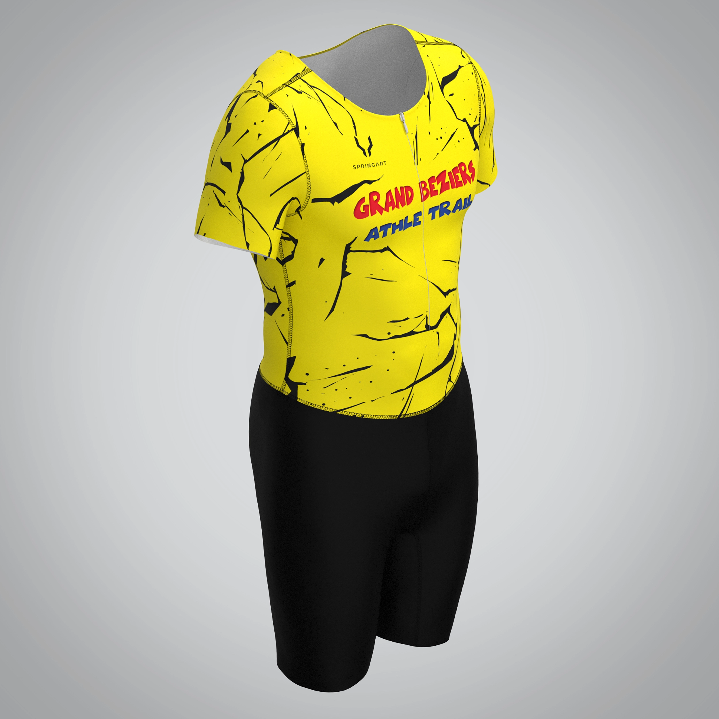 Combinaison Homme Manches Courtes Grand Bèziers Athlétisme