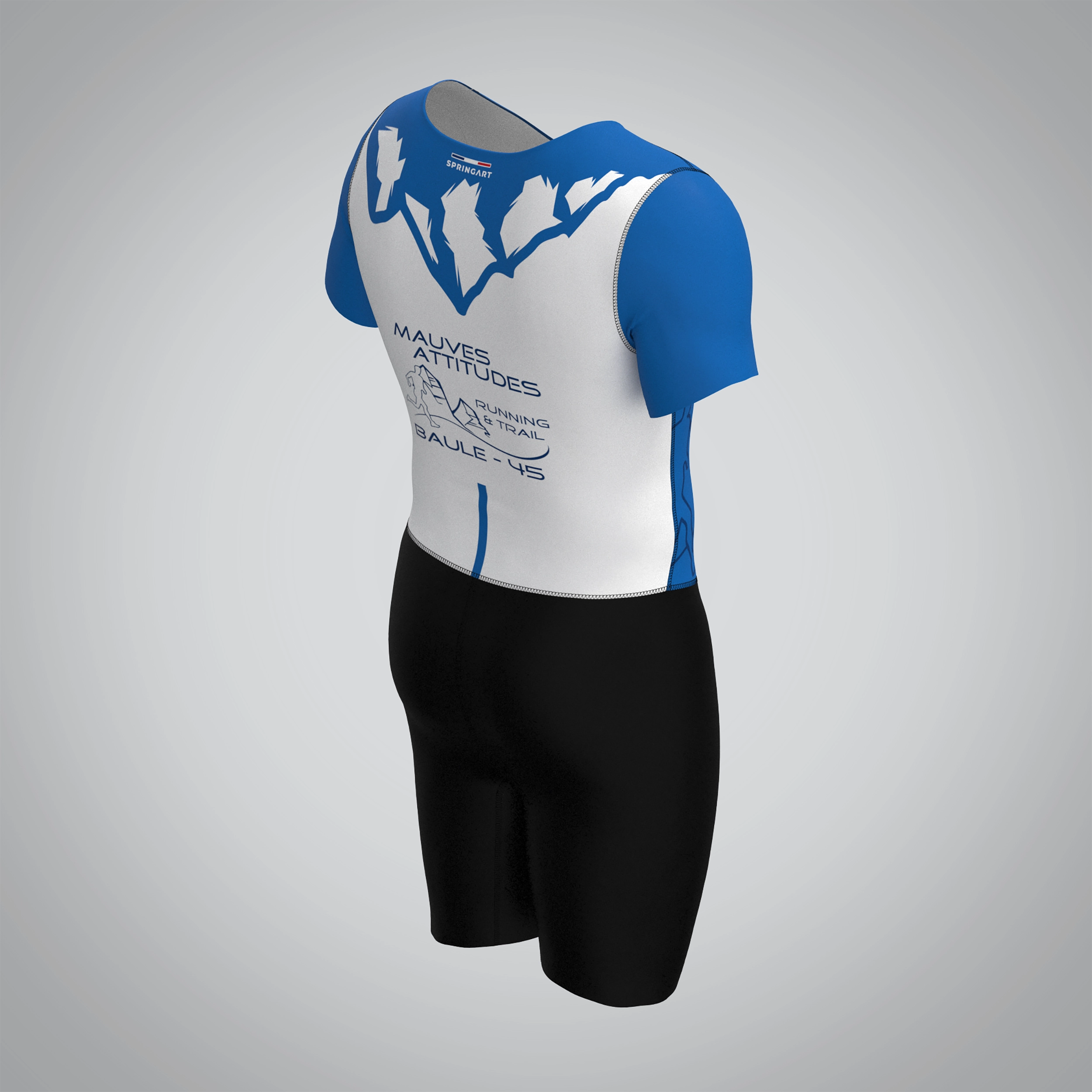 Combinaison Homme Manches Courtes Mauves Attitudes