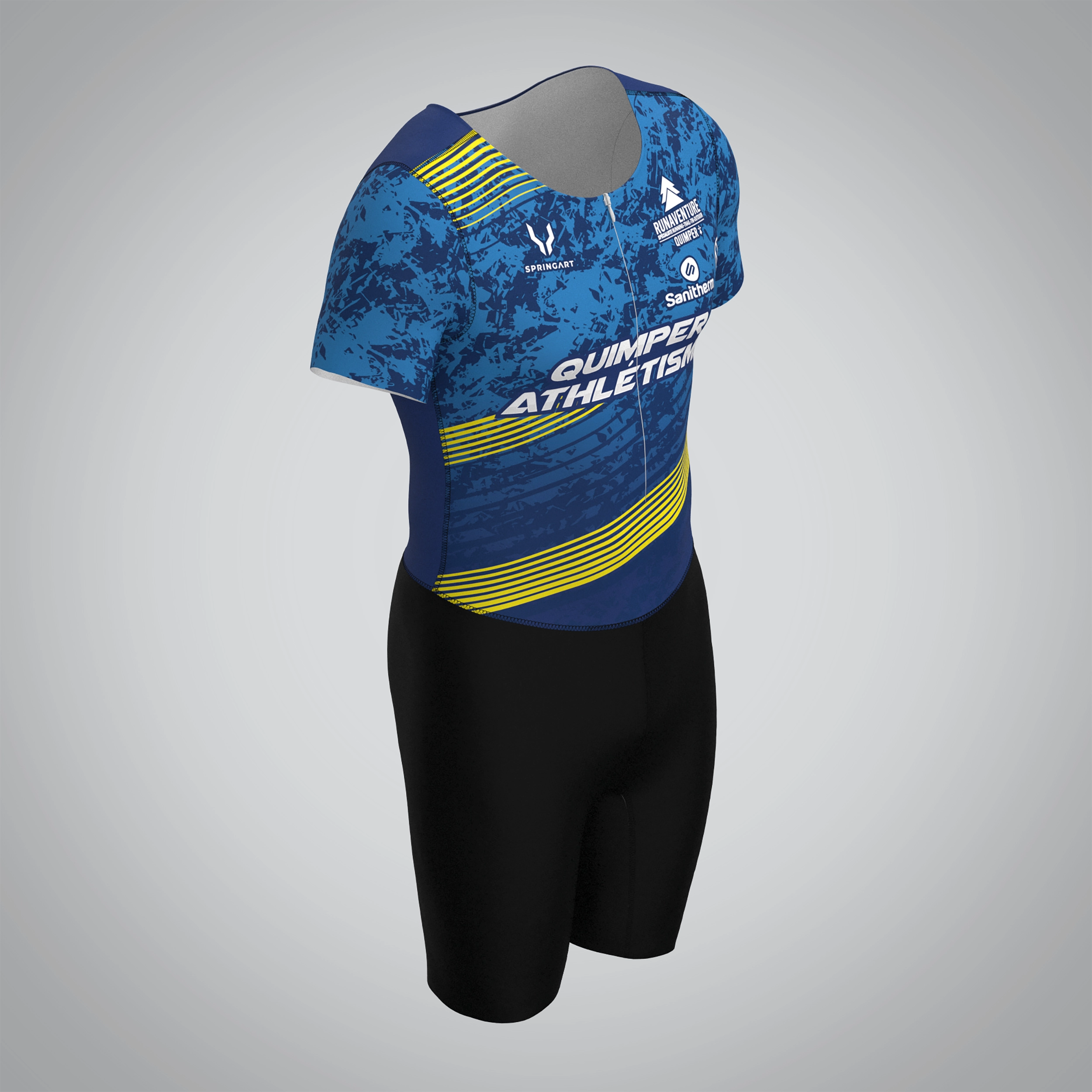 Combinaison Homme Manches Courtes Quimper Athlétisme