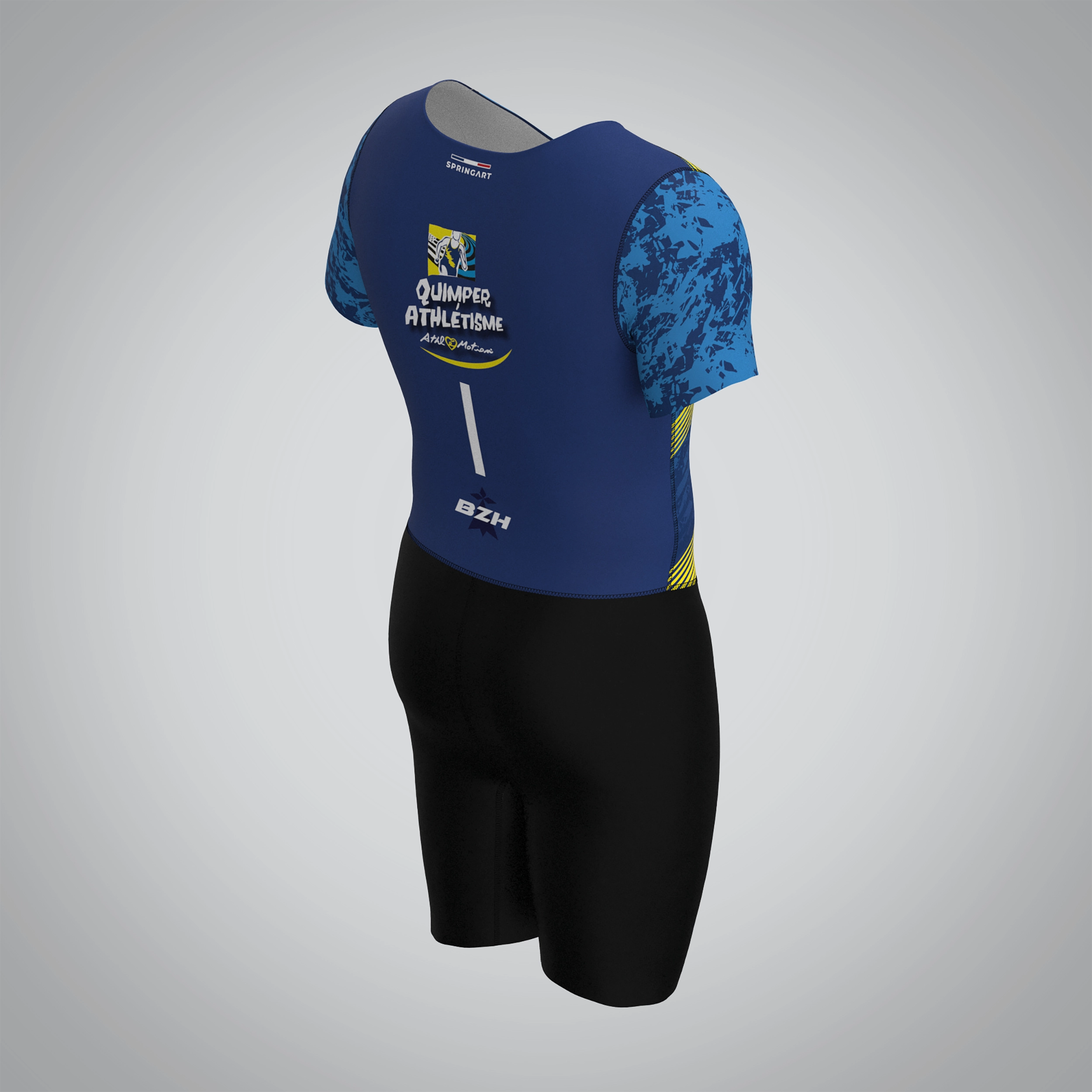 Combinaison Homme Manches Courtes Quimper Athlétisme