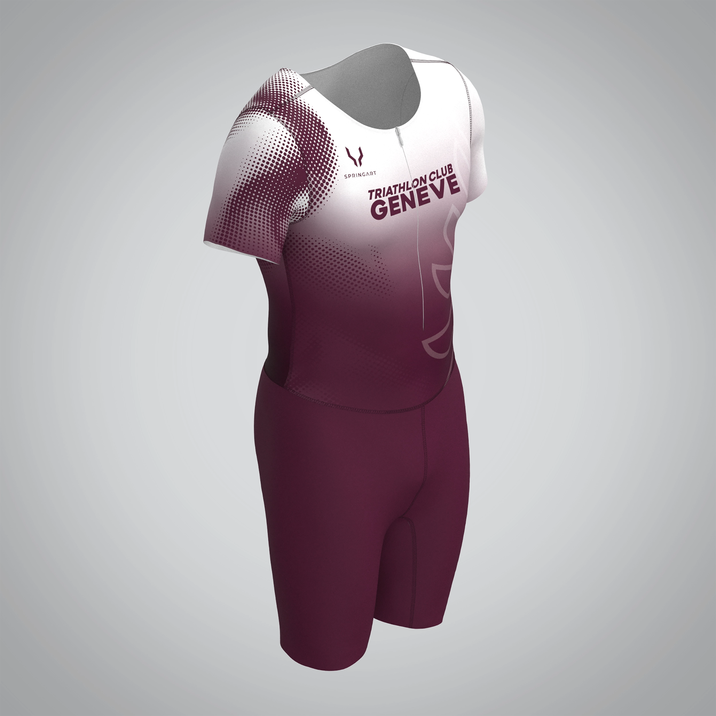 Combinaison Homme Manches Courtes Triathlon Club Genève