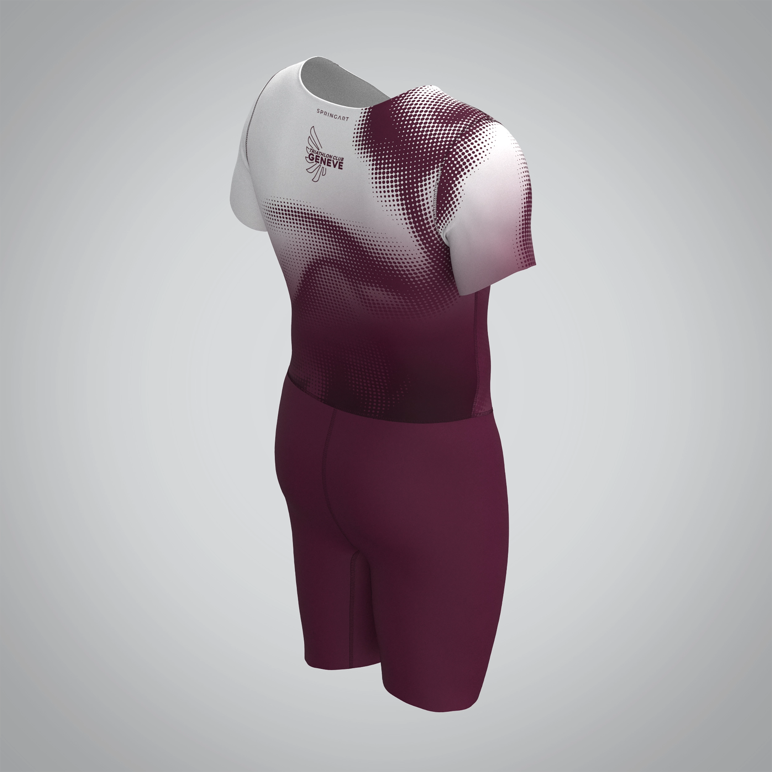 Combinaison Homme Manches Courtes Triathlon Club Genève