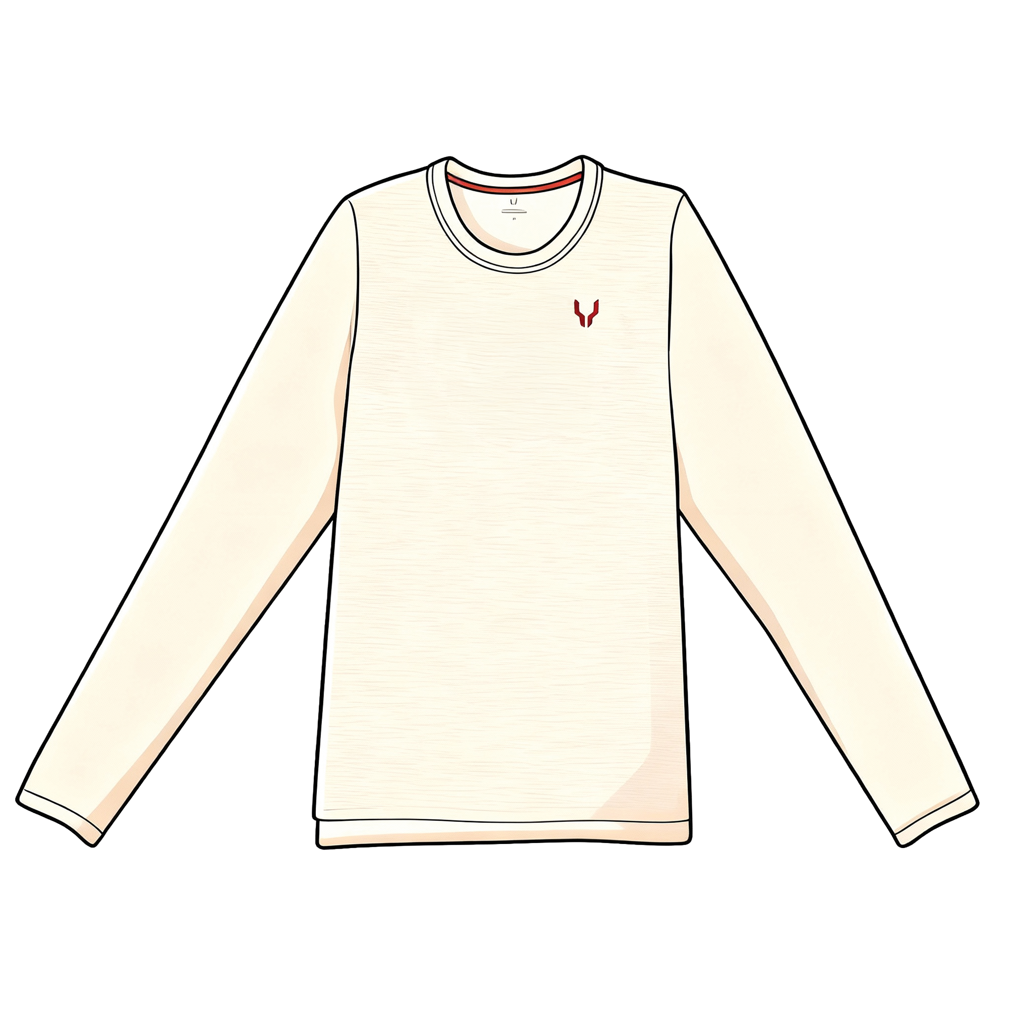 T-shirt Manches Longues Femme Antique White NYC