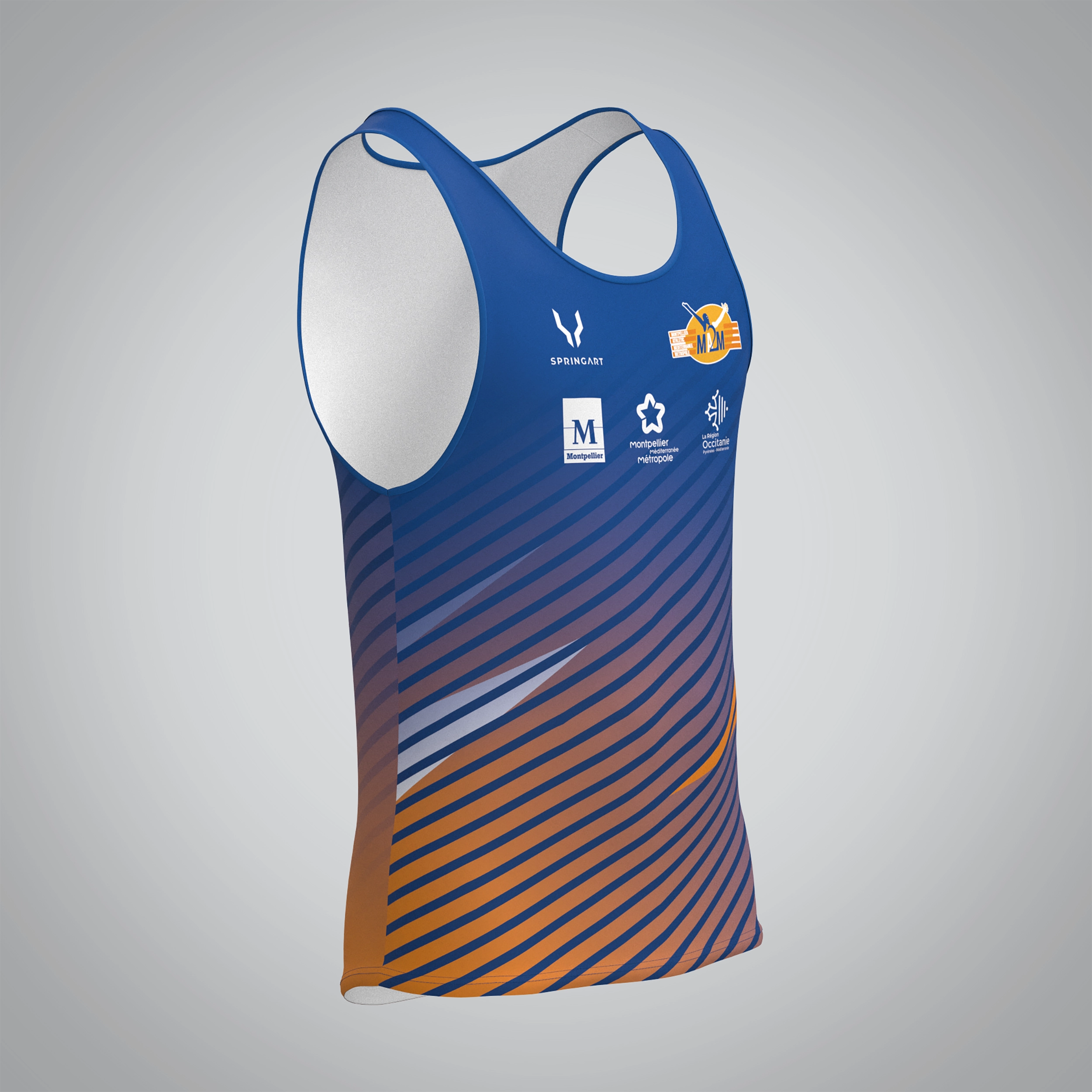 Débardeur Classique Homme Montpellier Athletic Méditerranée Métropole