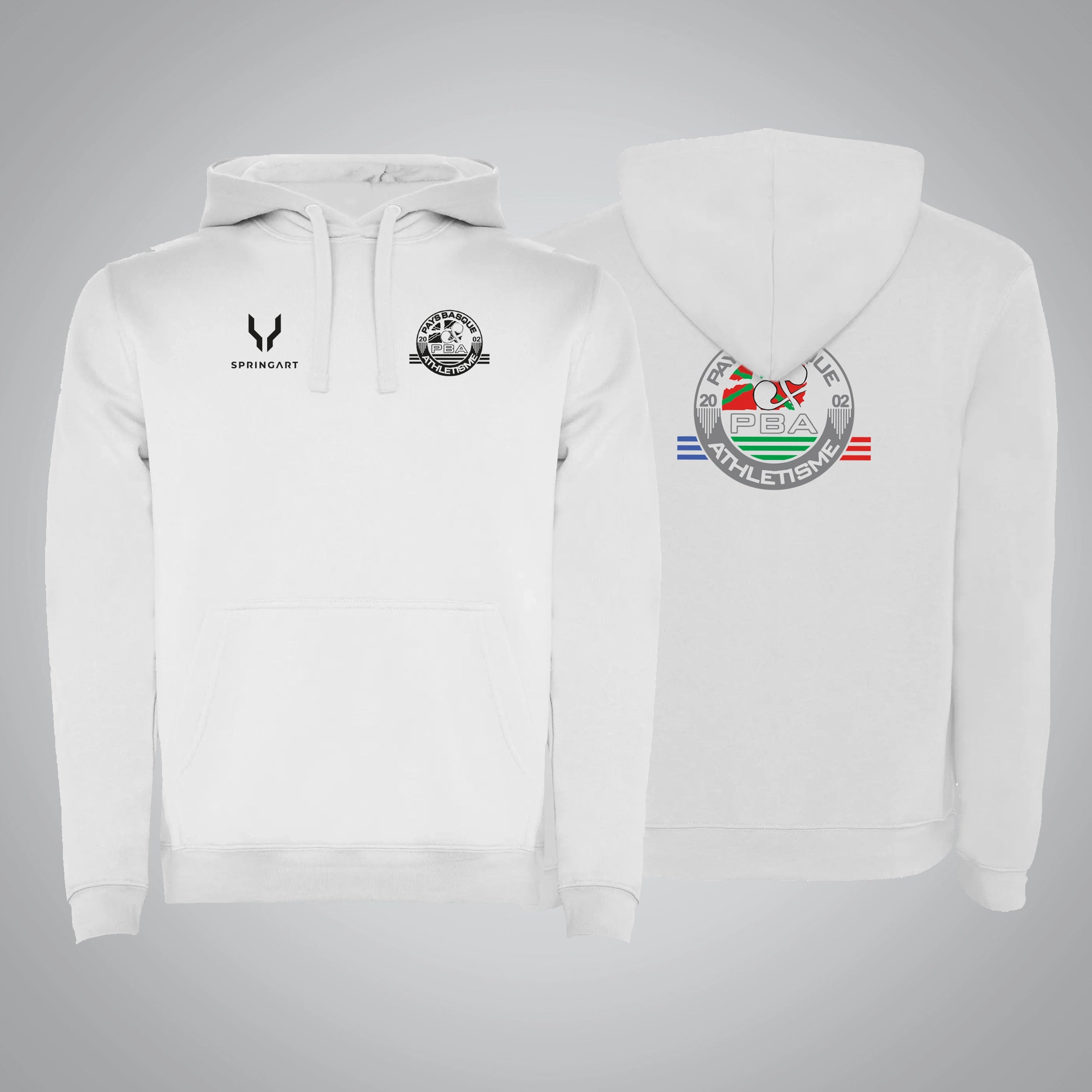 Sweatshirt avec capuche doublée Pays Basque athlétisme