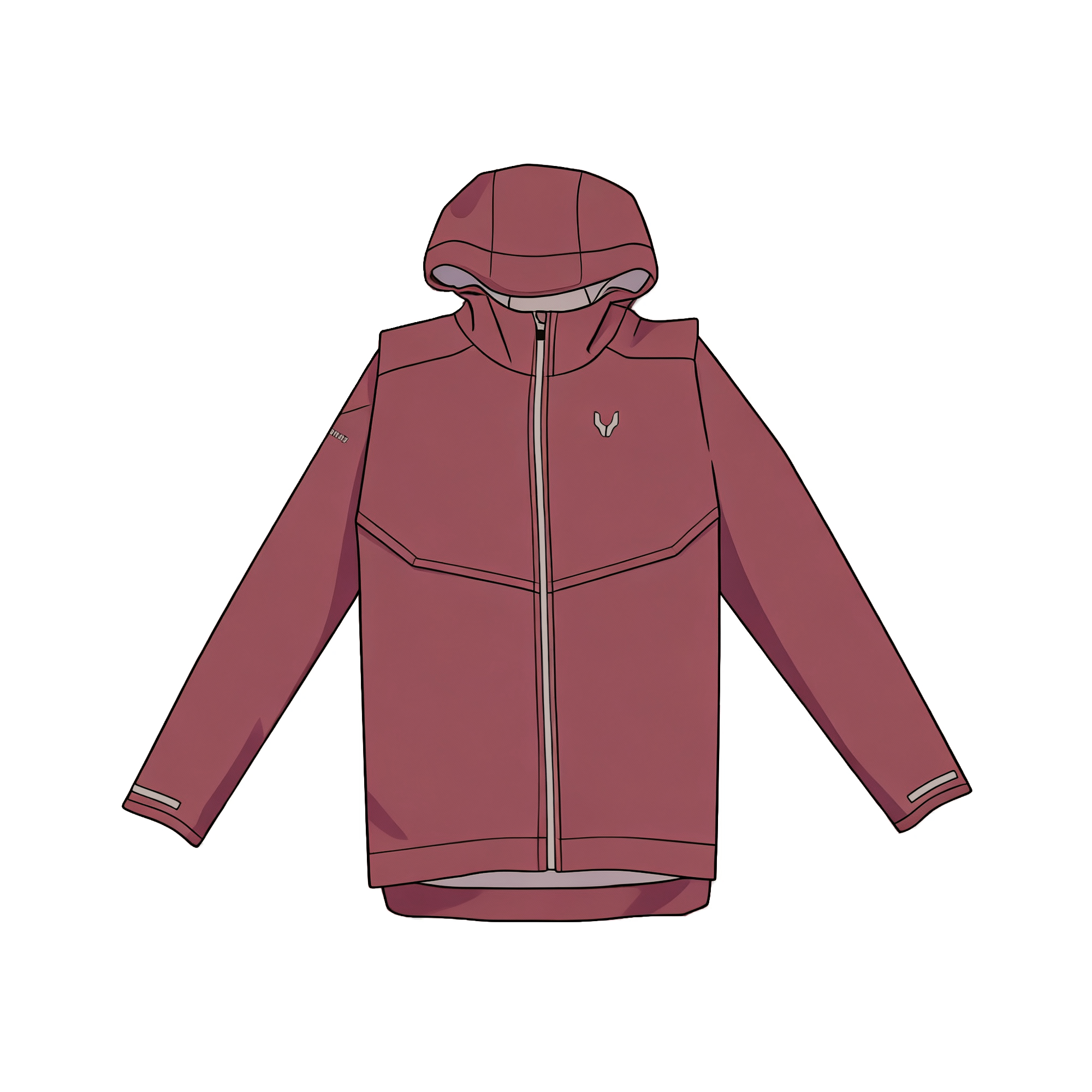 Veste Imperméable Femme Grenat NYC