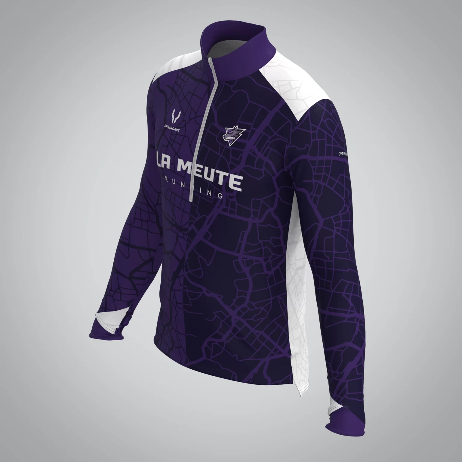 Quart Zip Homme La Meute Running