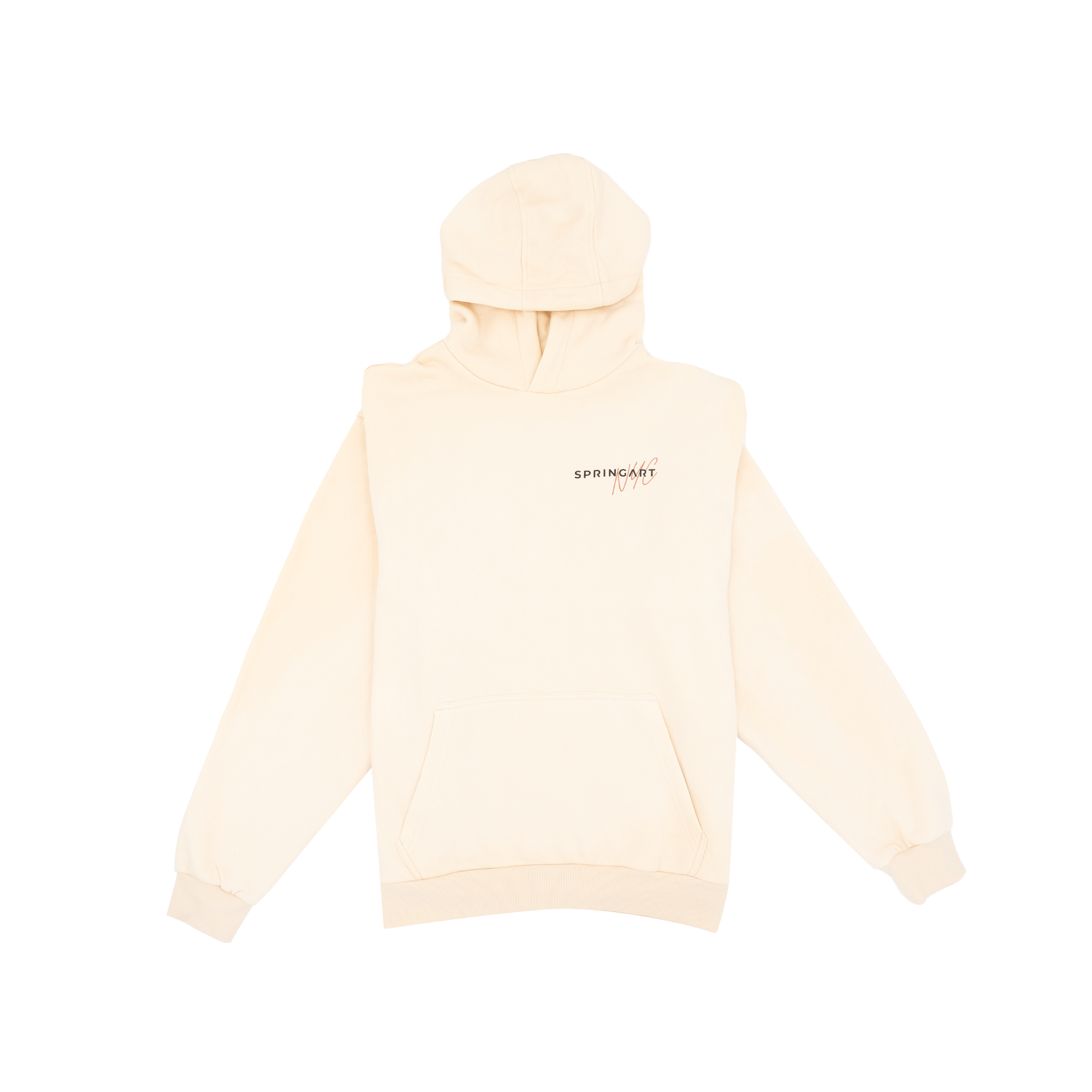 Sweat à Capuche Beige NYC